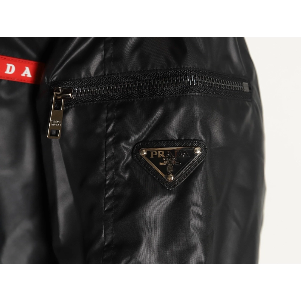 Prada Jacket,Jacket,Clothing,Buy Cheap Discount Prada red trim cotton jacket