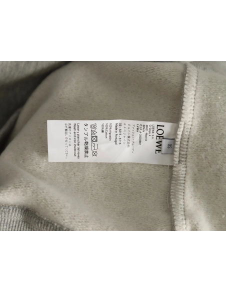 Loewe in low price trust seller,in low price trust seller,Clothing,Buy Cheap Discount Loewe slogan print embroidered logo crewne