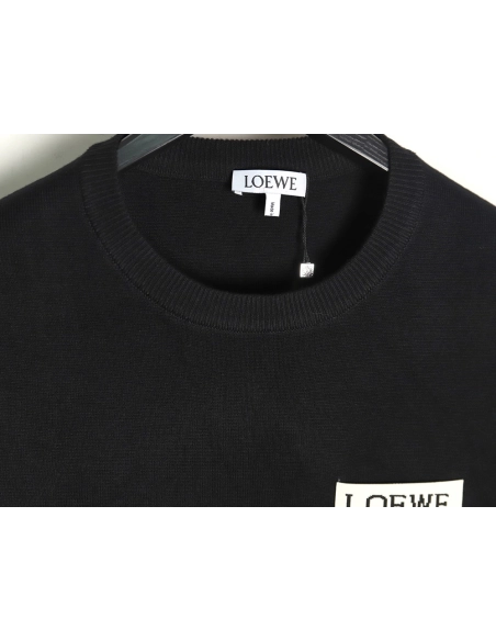 Loewe in low price trust seller,in low price trust seller,Clothing,Buy Cheap Discount Loewe jacquard woven pocket crew neck swea