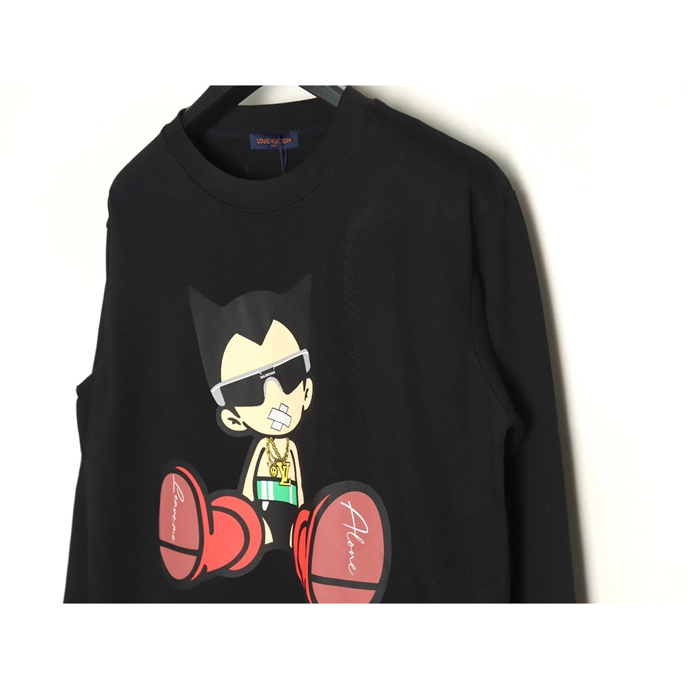 Louis Vuitton T Shirt,Tshirt,Clothing,Buy Cheap Discount Louis Vuitton cartoon character printed pattern long sleeves