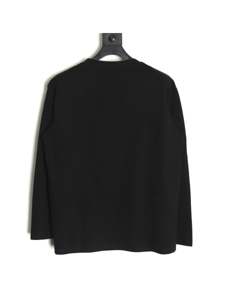 Burberry T Shirt,Tshirt,Clothing,Buy Cheap Discount Burberry Warhorse 3D Logo Long Sleeve TShirt