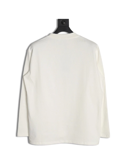 Burberry T Shirt,Tshirt,Clothing,Buy Cheap Discount Burberry Warhorse 3D Logo Long Sleeve TShirt