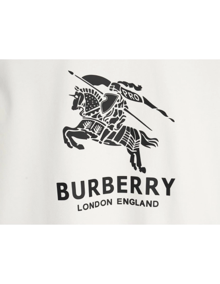 Burberry T Shirt,Tshirt,Clothing,Buy Cheap Discount Burberry Warhorse 3D Logo Long Sleeve TShirt