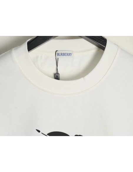 Burberry T Shirt,Tshirt,Clothing,Buy Cheap Discount Burberry Warhorse 3D Logo Long Sleeve TShirt
