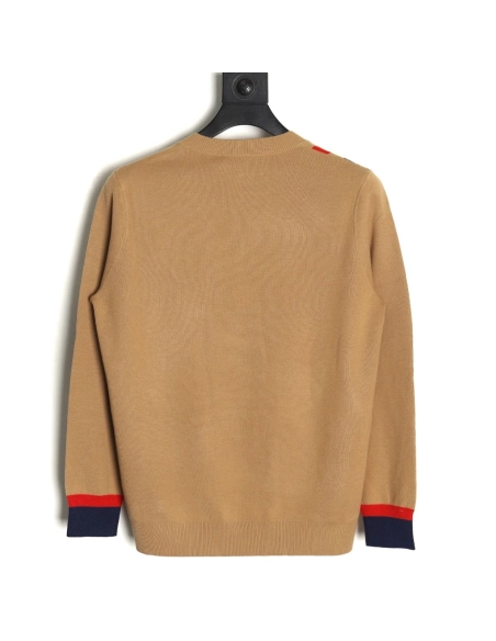 Gucci in low price trust seller,in low price trust seller,Clothing,Buy Cheap Discount Gucci colorblock Vneck interlocking logo k