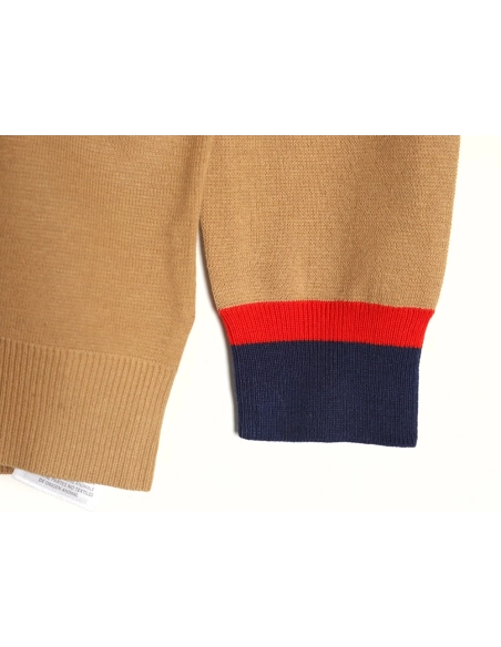 Gucci in low price trust seller,in low price trust seller,Clothing,Buy Cheap Discount Gucci colorblock Vneck interlocking logo k