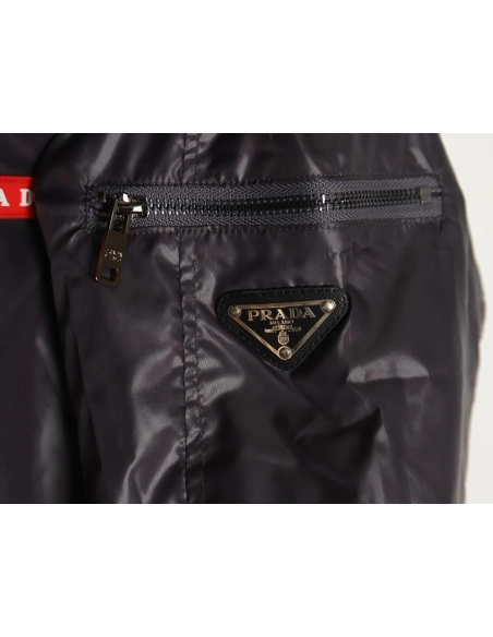 Prada Jacket,Jacket,Clothing,Buy Cheap Discount Prada red trim cotton jacket