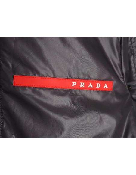 Prada Jacket,Jacket,Clothing,Buy Cheap Discount Prada red trim cotton jacket