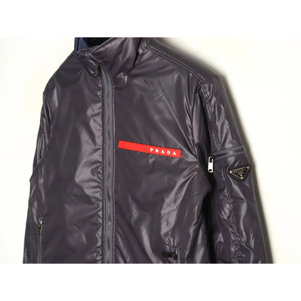 Prada Jacket,Jacket,Clothing,Buy Cheap Discount Prada red trim cotton jacket