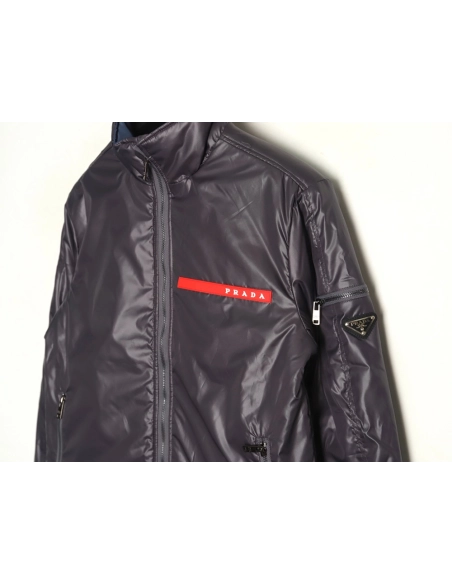 Prada Jacket,Jacket,Clothing,Buy Cheap Discount Prada red trim cotton jacket