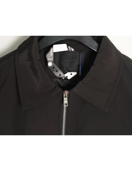 Prada Jacket,Jacket,Clothing,Buy Cheap Discount Prada Classic Pocket Triangle Logo ZipUp Jacket