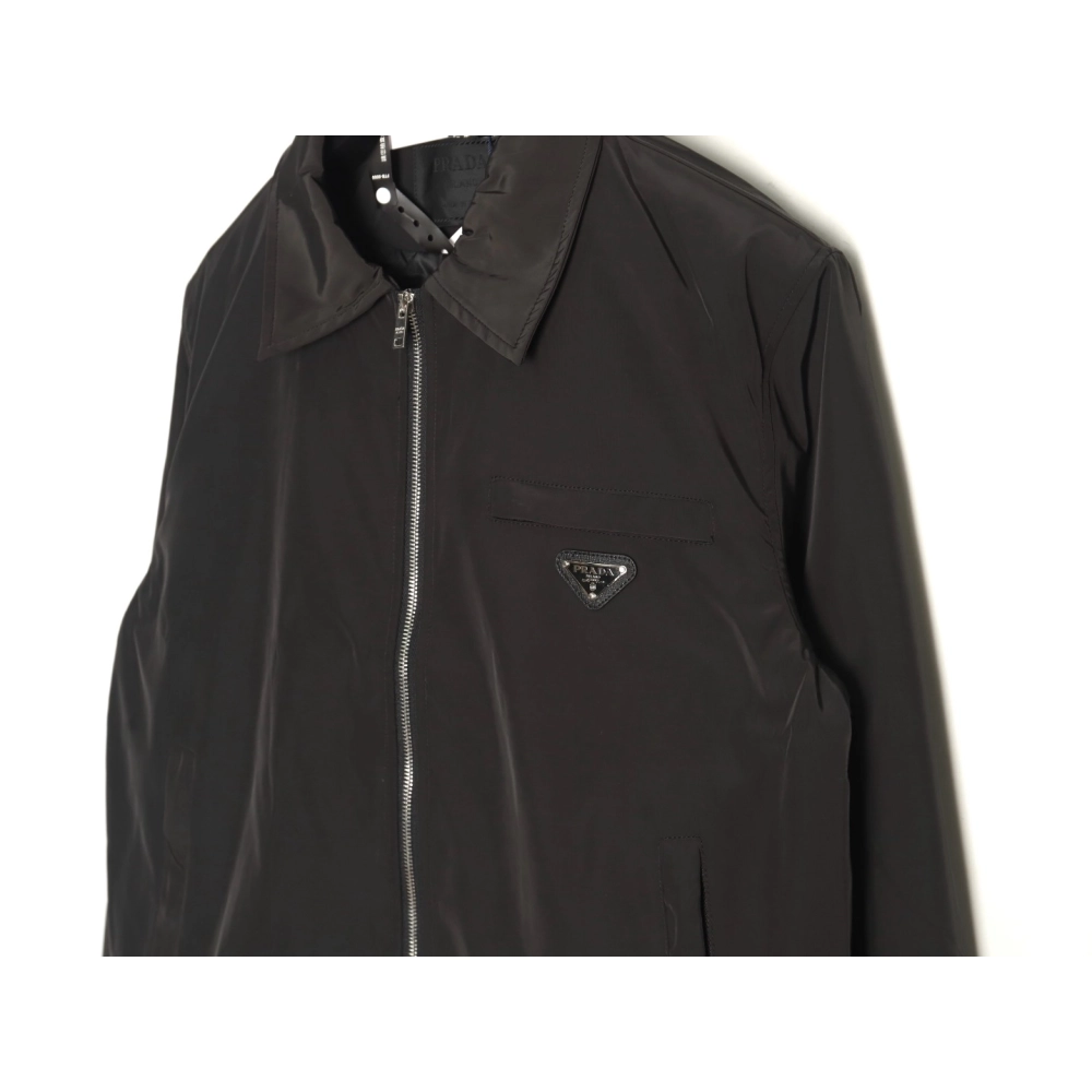 Prada Jacket,Jacket,Clothing,Buy Cheap Discount Prada Classic Pocket Triangle Logo ZipUp Jacket