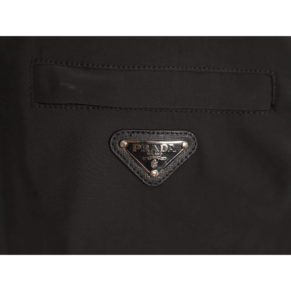 Prada Jacket,Jacket,Clothing,Buy Cheap Discount Prada Classic Pocket Triangle Logo ZipUp Jacket