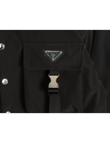 Prada Jacket,Jacket,Clothing,Buy Cheap Discount Prada Bermuda Nylon Workwear Puffer Jacket