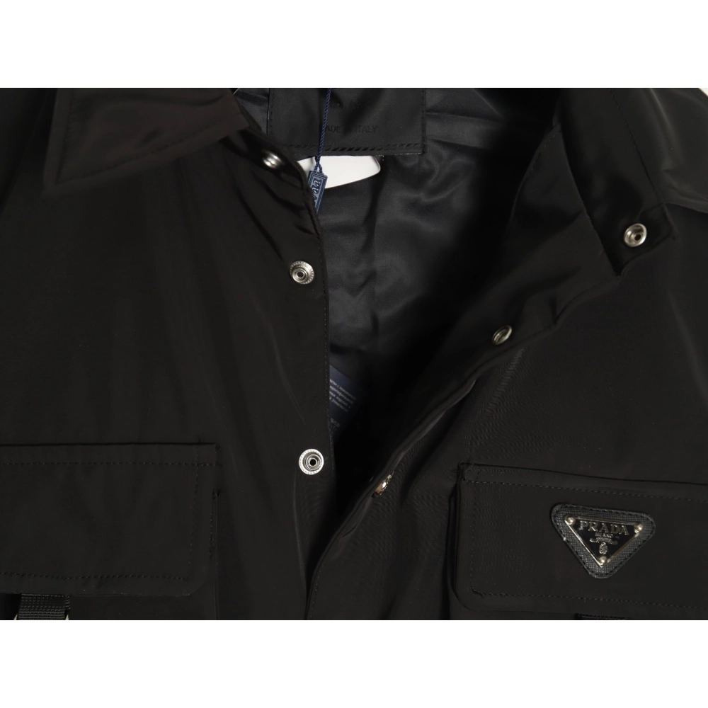 Prada Jacket,Jacket,Clothing,Buy Cheap Discount Prada Bermuda Nylon Workwear Puffer Jacket