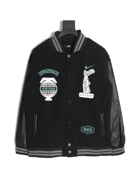 Nike Jacket,Jacket,Clothing,Buy Cheap Discount Nike Tiffany Co. Joint Embroidered Baseball Jacket