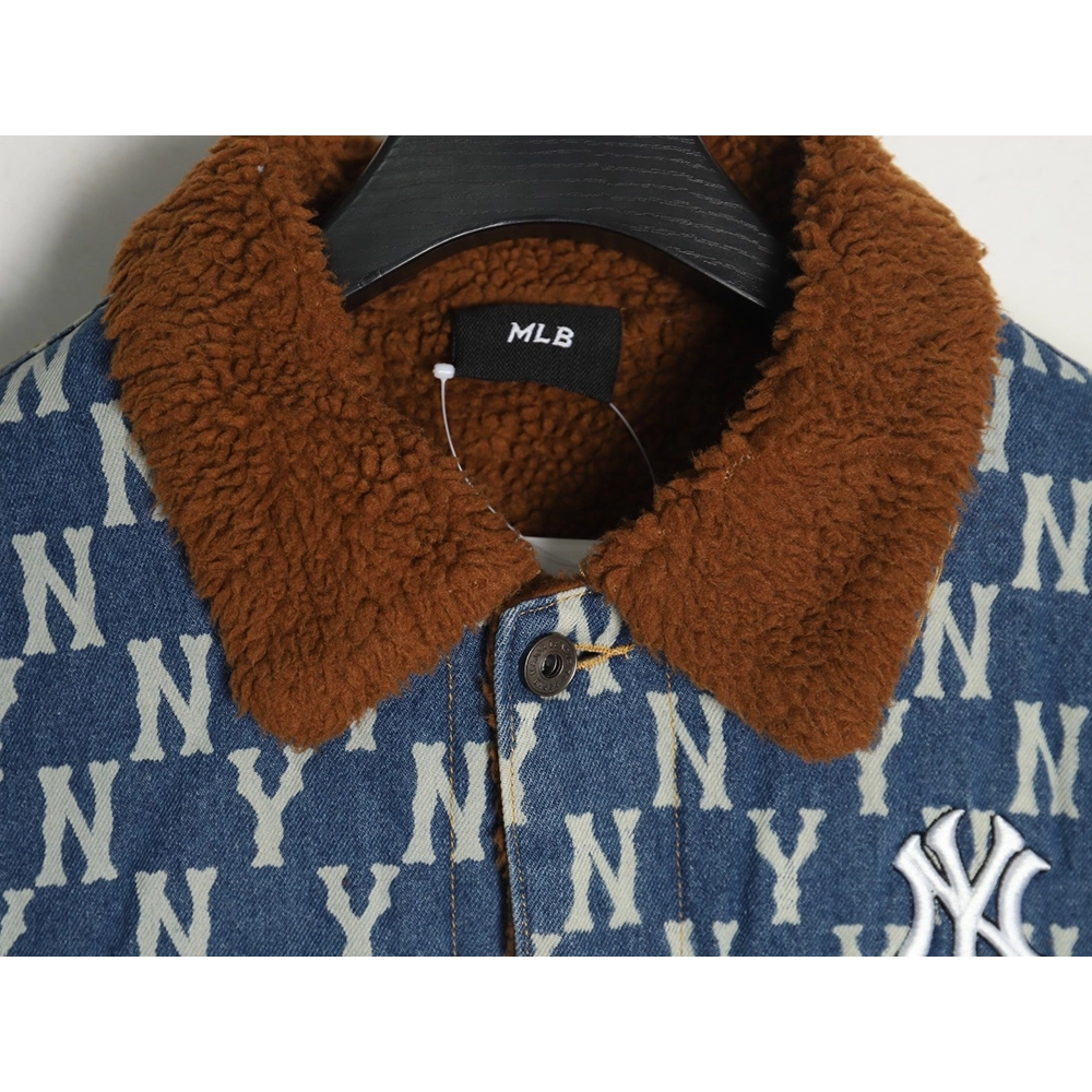 MLB Jacket,Jacket,Clothing,Buy Cheap Discount MLB New York Yankees Denim Sherpa Jacket