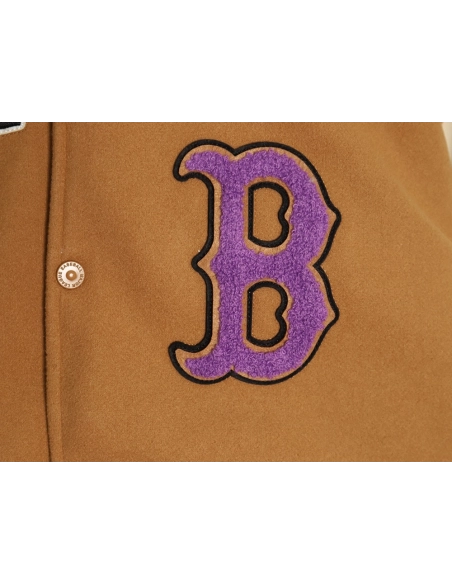 MLB Jacket,Jacket,Clothing,Buy Cheap Discount MLB Logo Embroidered Vintage Baseball Jacket
