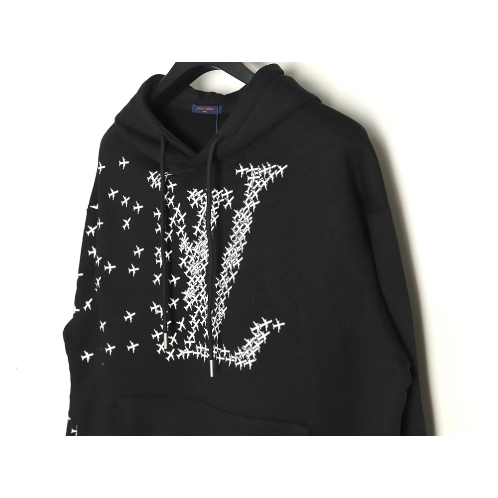 Louis Vuitton Hoodie,Hoodie,Clothing,Buy Cheap Discount Louis Vuitton airplane logo print hoodie