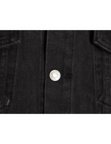 Balenciaga Jacket,Jacket,Clothing,Buy Cheap Discount Balenciaga Crown rhinestone denim jacket