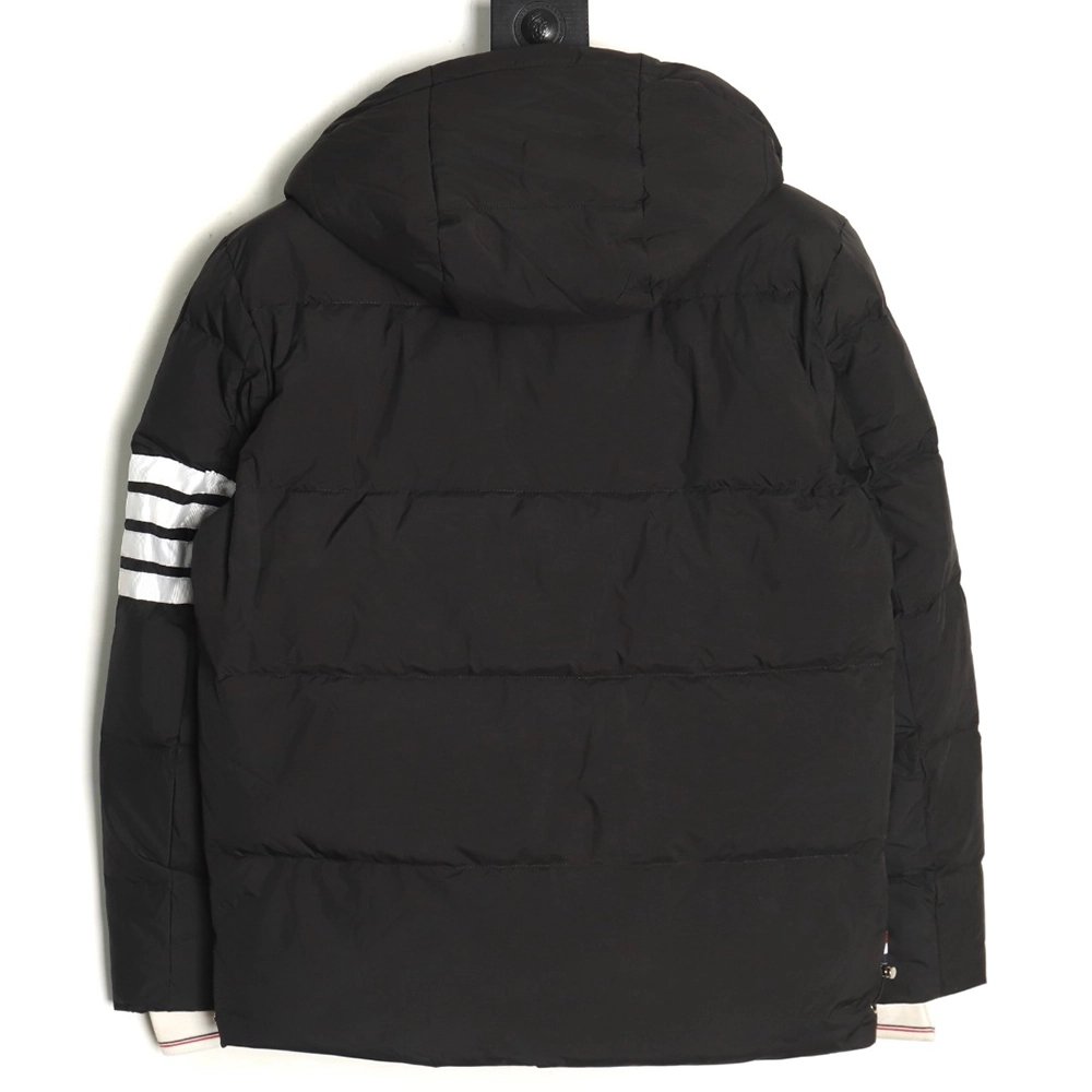 Thom Browne Jacket,Jacket,Clothing,Buy Cheap Discount Thom Browne classic 4bar webbing down jacket