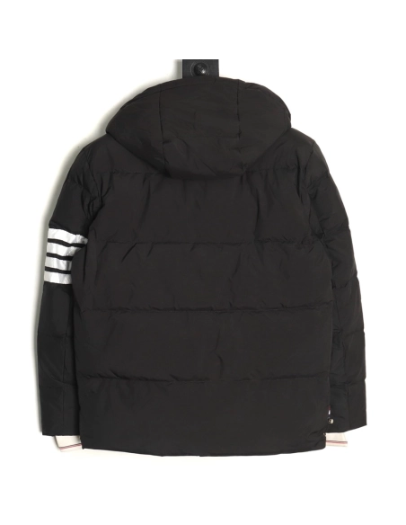 Thom Browne Jacket,Jacket,Clothing,Buy Cheap Discount Thom Browne classic 4bar webbing down jacket