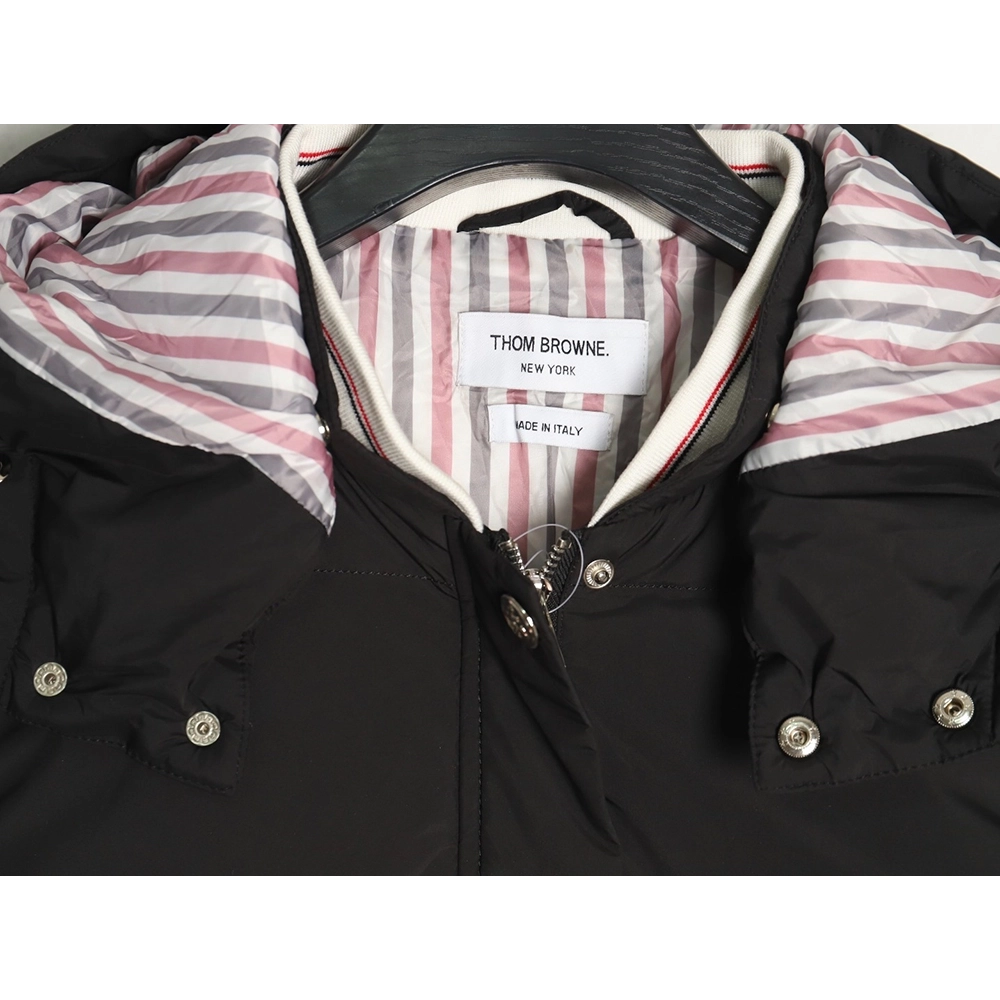 Thom Browne Jacket,Jacket,Clothing,Buy Cheap Discount Thom Browne classic 4bar webbing down jacket