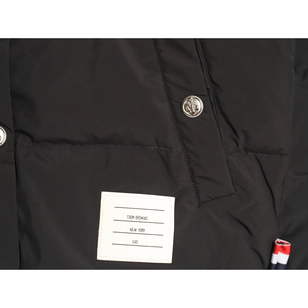 Thom Browne Jacket,Jacket,Clothing,Buy Cheap Discount Thom Browne classic 4bar webbing down jacket