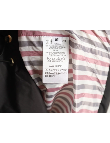 Thom Browne Jacket,Jacket,Clothing,Buy Cheap Discount Thom Browne classic 4bar webbing down jacket