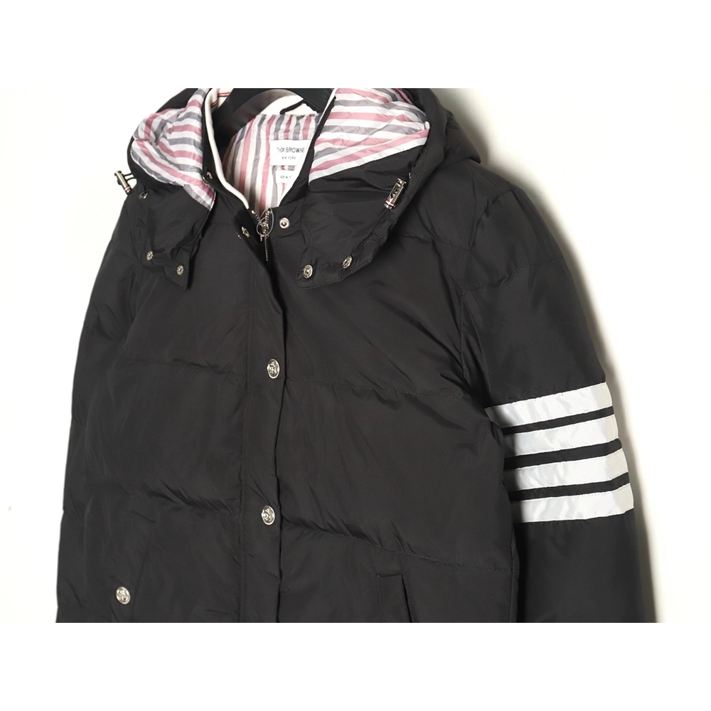 Thom Browne Jacket,Jacket,Clothing,Buy Cheap Discount Thom Browne classic 4bar webbing down jacket