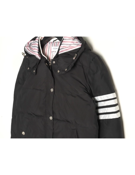 Thom Browne Jacket,Jacket,Clothing,Buy Cheap Discount Thom Browne classic 4bar webbing down jacket