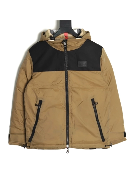 Burberry Jacket,Jacket,Clothing,Buy Cheap Discount Burberry plaid reversible down jacket