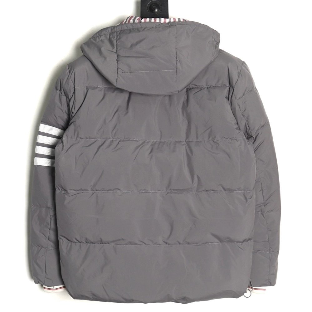 Thom Browne Jacket,Jacket,Clothing,Buy Cheap Discount Thom Browne classic 4bar webbing down jacket