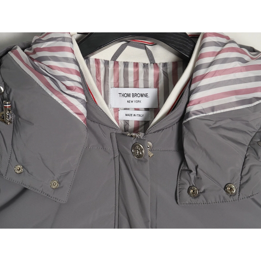 Thom Browne Jacket,Jacket,Clothing,Buy Cheap Discount Thom Browne classic 4bar webbing down jacket
