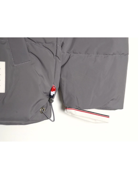 Thom Browne Jacket,Jacket,Clothing,Buy Cheap Discount Thom Browne classic 4bar webbing down jacket