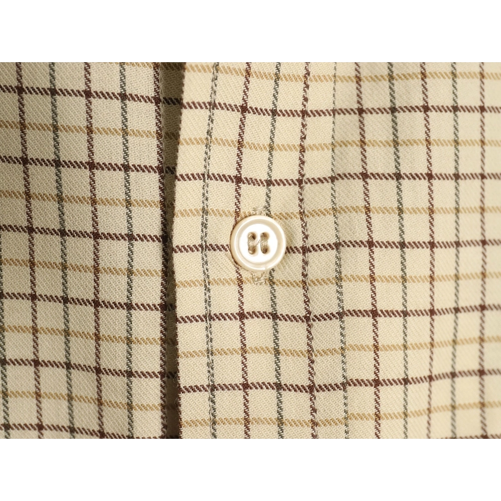 Celine Shirt,Shirt,Clothing,Buy Cheap Discount Celine Arc de Triomphe embroidered small check shirt