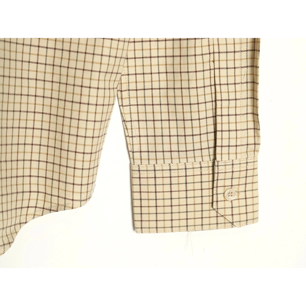Celine Shirt,Shirt,Clothing,Buy Cheap Discount Celine Arc de Triomphe embroidered small check shirt