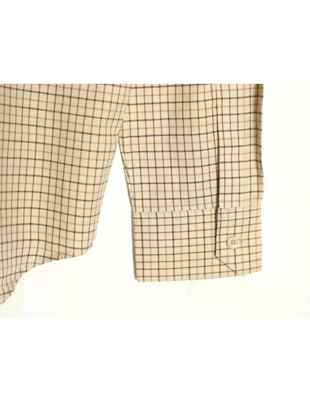 Celine Shirt,Shirt,Clothing,Buy Cheap Discount Celine Arc de Triomphe embroidered small check shirt