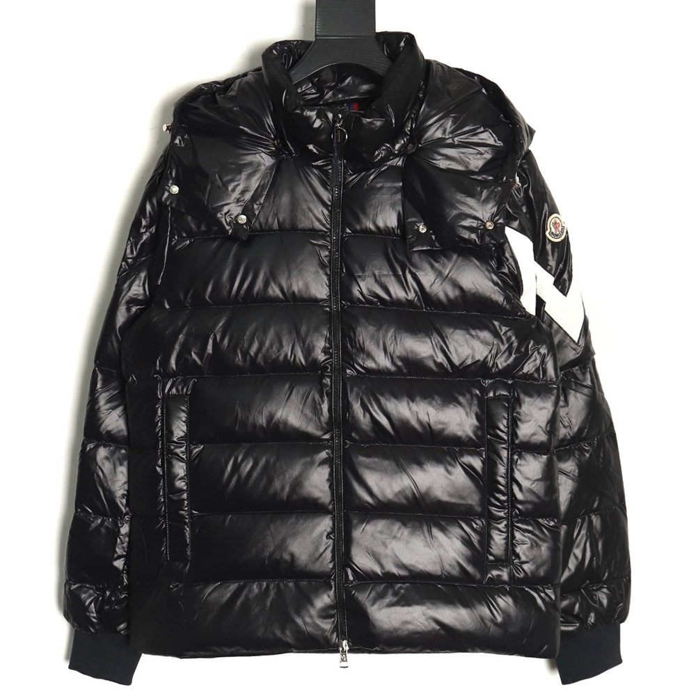 Moncler Jacket,Jacket,Clothing,Buy Cheap Discount Moncler 22corydale double peak striped hooded down jacket