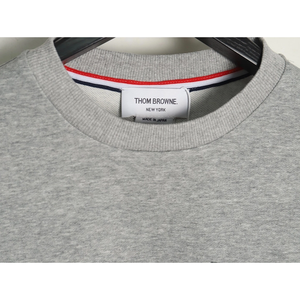 Thom Browne T Shirt,Tshirt,Clothing,Buy Cheap Discount Thom Browne Yarndyed chest pocket longsleeved Tshirt