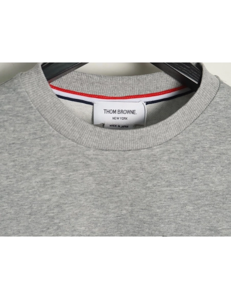 Thom Browne T Shirt,Tshirt,Clothing,Buy Cheap Discount Thom Browne Yarndyed chest pocket longsleeved Tshirt