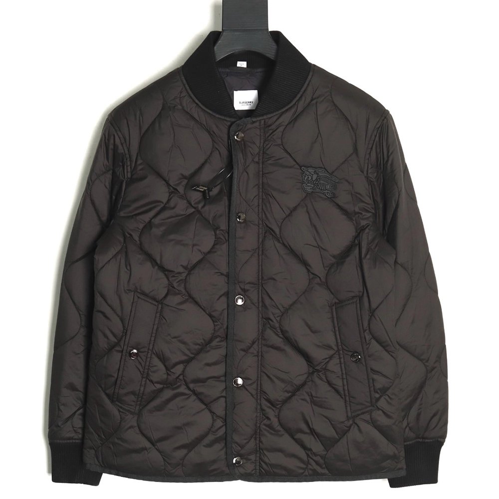 Burberry Jacket,Jacket,Clothing,Buy Cheap Discount Burberry curved collar chest silicone war horse thin cotton jacket