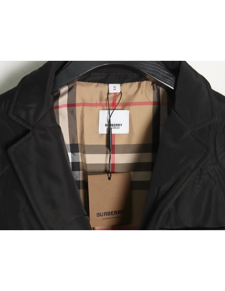 Burberry Jacket,Jacket,Clothing,Buy Cheap Discount Burberry doublezip thin cotton hooded jacket