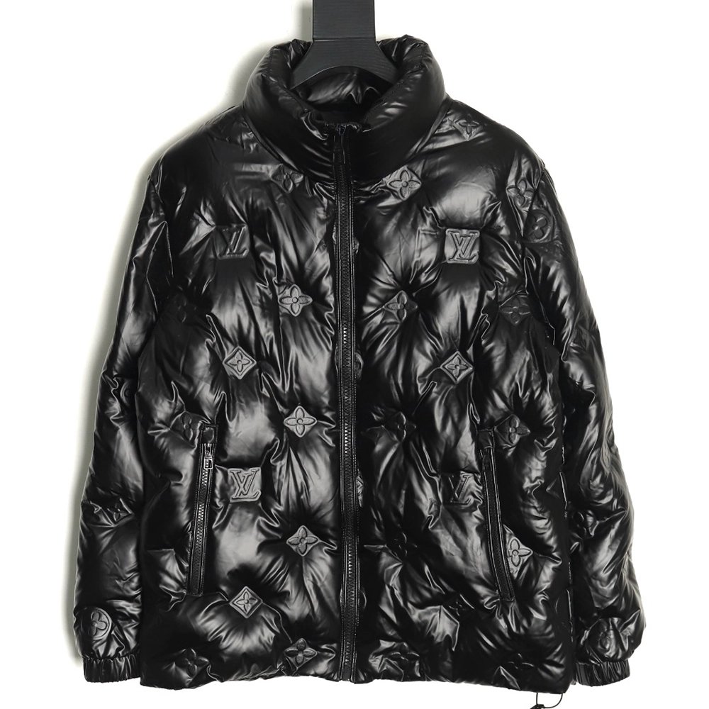 Louis Vuitton Jacket,Jacket,Clothing,Buy Cheap Discount Louis Vuitton presbyopia glossy embossed down jacket
