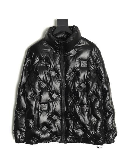 Louis Vuitton Jacket,Jacket,Clothing,Buy Cheap Discount Louis Vuitton presbyopia glossy embossed down jacket