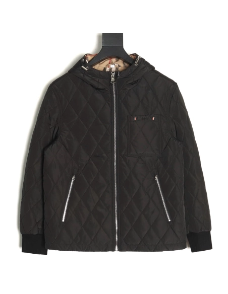 Burberry Jacket,Jacket,Clothing,Buy Cheap Discount Burberry doublezip thin cotton hooded jacket