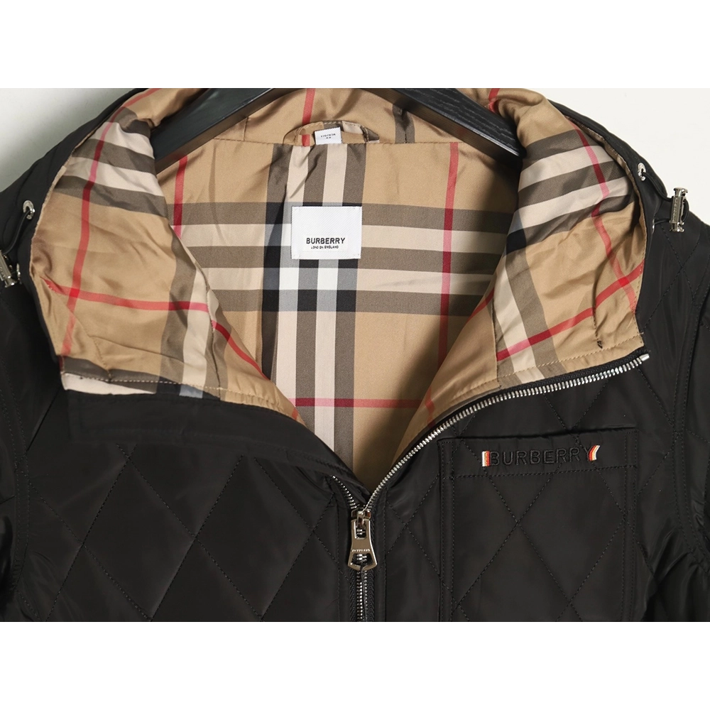 Burberry Jacket,Jacket,Clothing,Buy Cheap Discount Burberry doublezip thin cotton hooded jacket