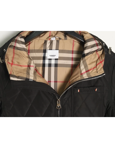 Burberry Jacket,Jacket,Clothing,Buy Cheap Discount Burberry doublezip thin cotton hooded jacket