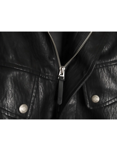 Tom Ford Jacket,Jacket,Clothing,Buy Cheap Discount Tom Ford Fashion Casual Lapel Leather Jacket