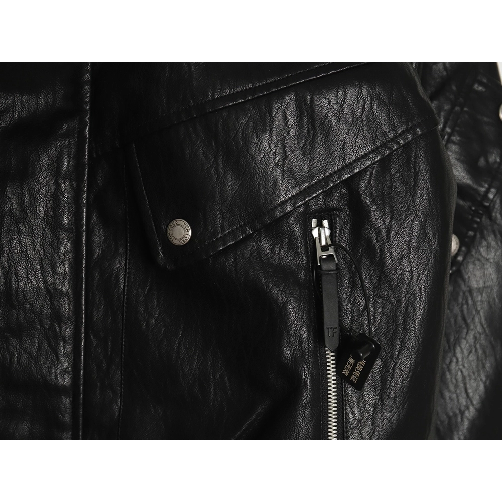 Tom Ford Jacket,Jacket,Clothing,Buy Cheap Discount Tom Ford Fashion Casual Lapel Leather Jacket